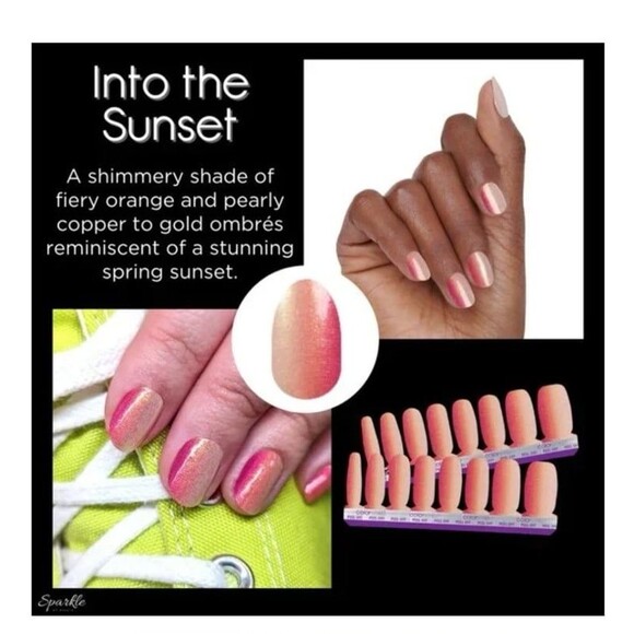 In to the Sunset Color Street Dry Nail Polish ombré design - Picture 3 of 3